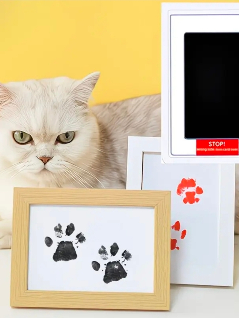 FRAMED Baby 👣 footprint handprint Ink Pad Touchless Ink Pad Pet Footprint pad - Picture 11 of 11